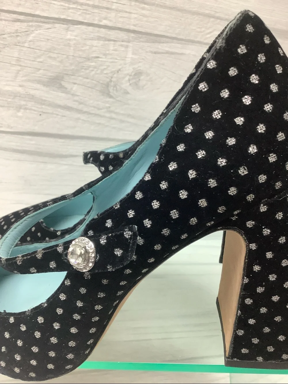 kate spade black velvet